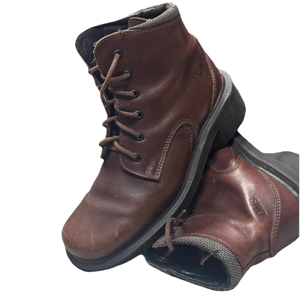 Vintage Brown Dr Marten's 8287 Air Wair Boots Size 4 AW 004 
